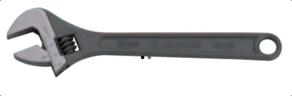 Klucz nastawny "SZWED" z podziałką 30mm x 250mm czarny KING TONY 3611-10P