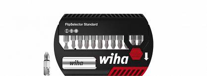 Zestaw bitów FlipSelector Standard 25 mm płaski, Phillips, Pozidriv 1/4" 13-cz. 39029 WIHA